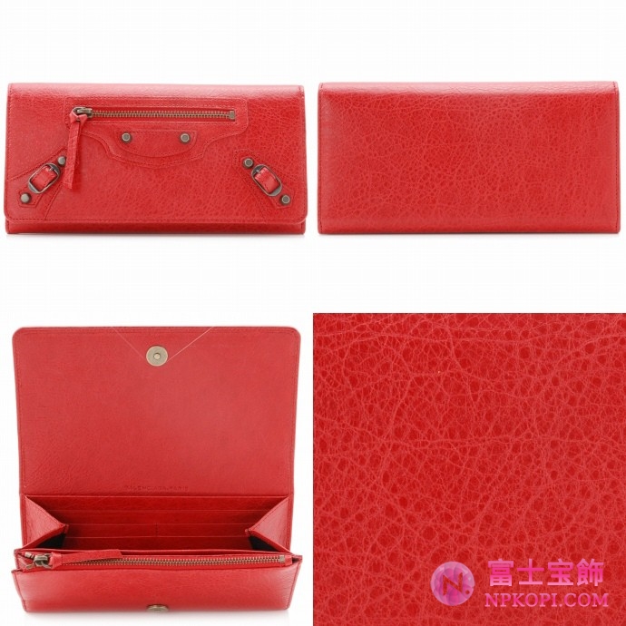 BALENCIAGA/バレンシアガ 2012年春夏THE MONEY CLASSIC2つ折り長財布 163471 D940T 6411 